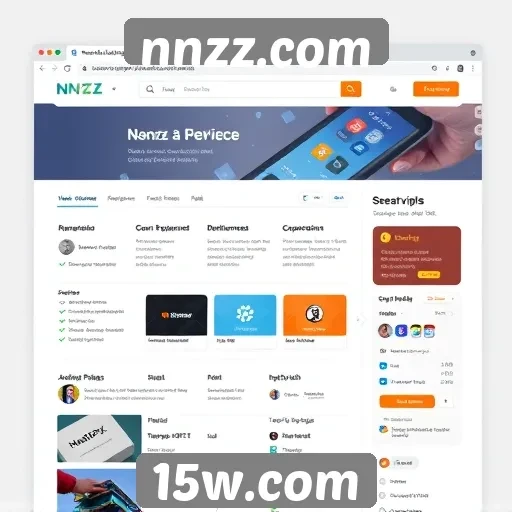 Interface do usuário do nnzz.com e sua usabilidade